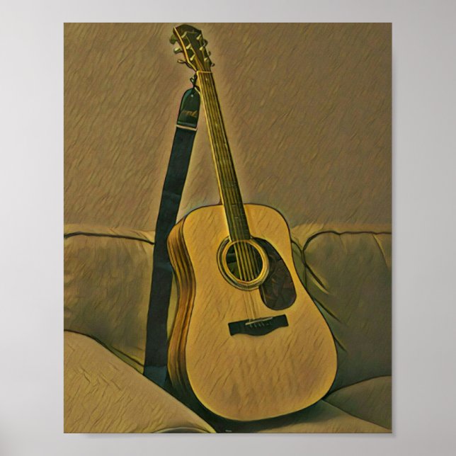Affiche Cadeaux pour guitaristes (Devant)