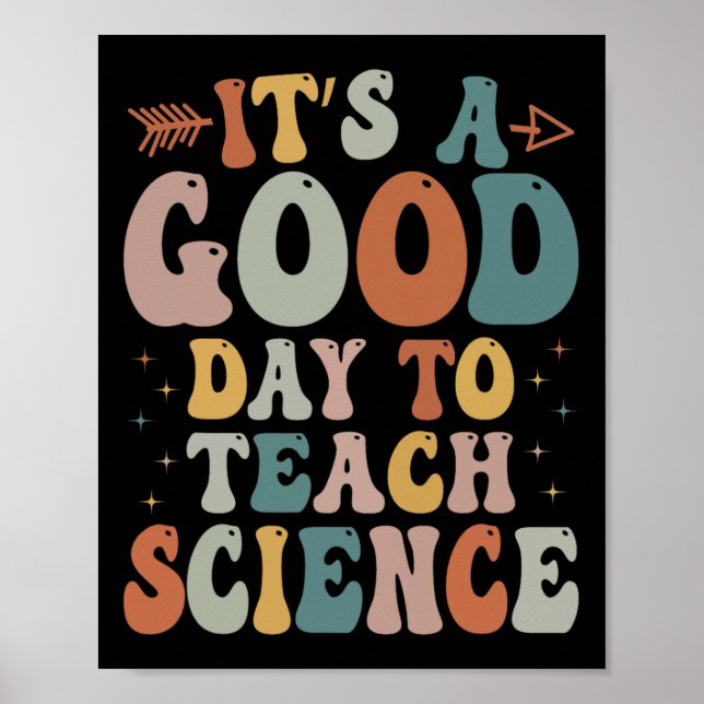 Affiche Cadeaux pour professeur de sciences C'est une bonn (Devant)