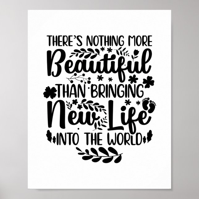 Affiche Cadeaux pour sages-femmes | Infirmière de maternit (Devant)