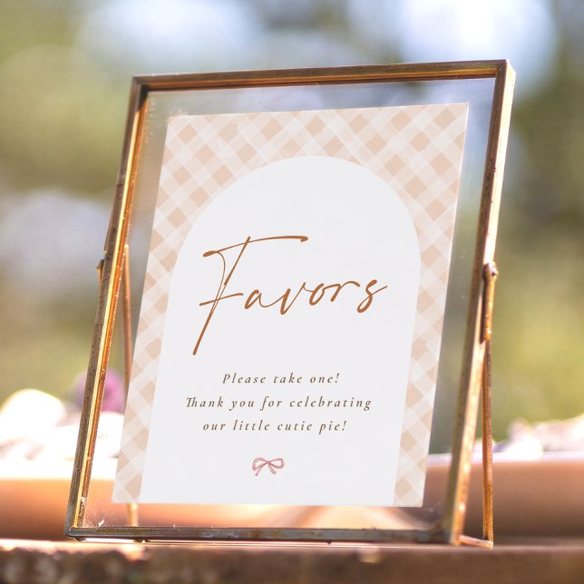 Affiche Cadeaux Signe Mignonne Tartelette Thanksgiving Bab (Créateur téléchargé)