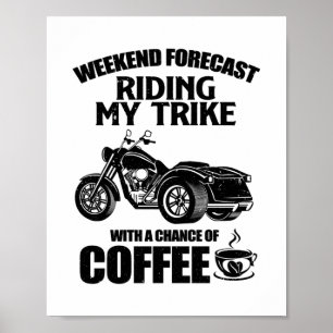 Affiche Cadeaux triés Triker motocyclette trikes dit