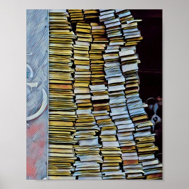 Affiche Cadeaux uniques pour les amateurs de livres (Devant)