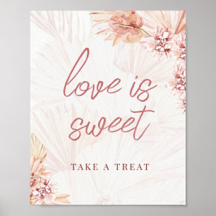 Affiche Cadeaux Veuillez En Prendre Un Mariage Bohème Beig