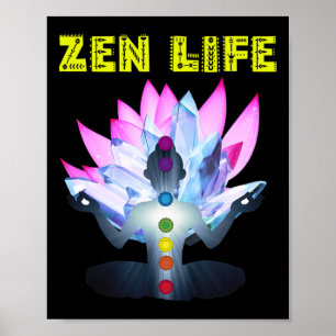 Affiche Cadeaux Yoga Zen,style Yoga zen,zone Idées Cadeaux