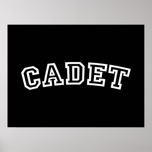 AFFICHE CADET (Devant)
