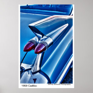 Affiche Cadillac 1959