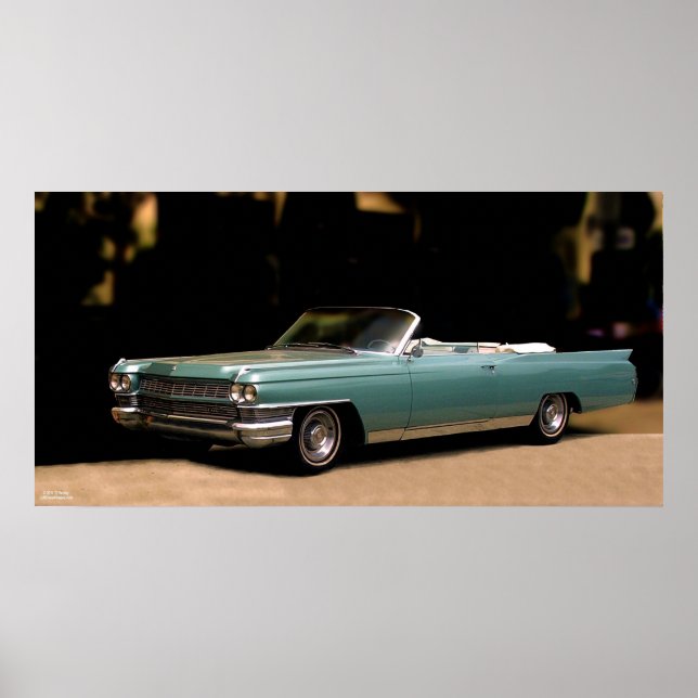 AFFICHE CADILLAC CLASSIQUE CONVERTIBLE (Devant)