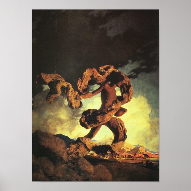 Affiche Cadmus semer les dents du dragon, paroisse Maxfiel (Devant)