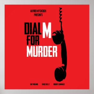 Affiche Cadran M pour le meurtre - Alfred Hitchcock