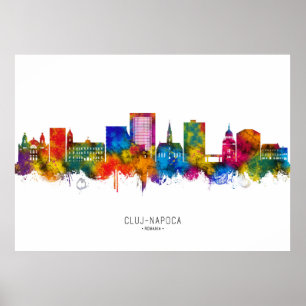 Affiche Cadrans de Cluj-Napoca Roumanie
