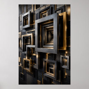 Affiche Cadre architectural infini