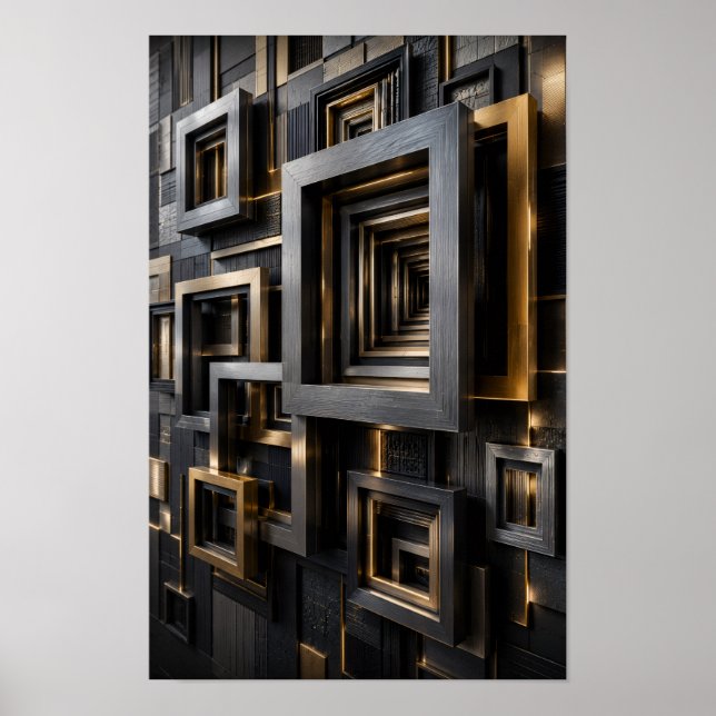 Affiche Cadre architectural infini  (Devant)