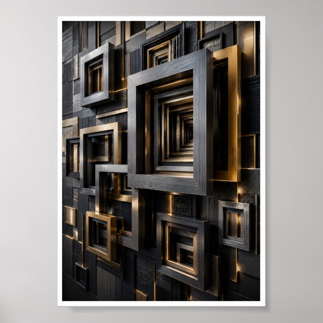 Affiche Cadre architectural infini  (Devant)