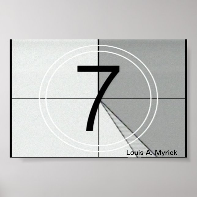Affiche Cadre Clip Leader de l'Académie 7 (Devant)