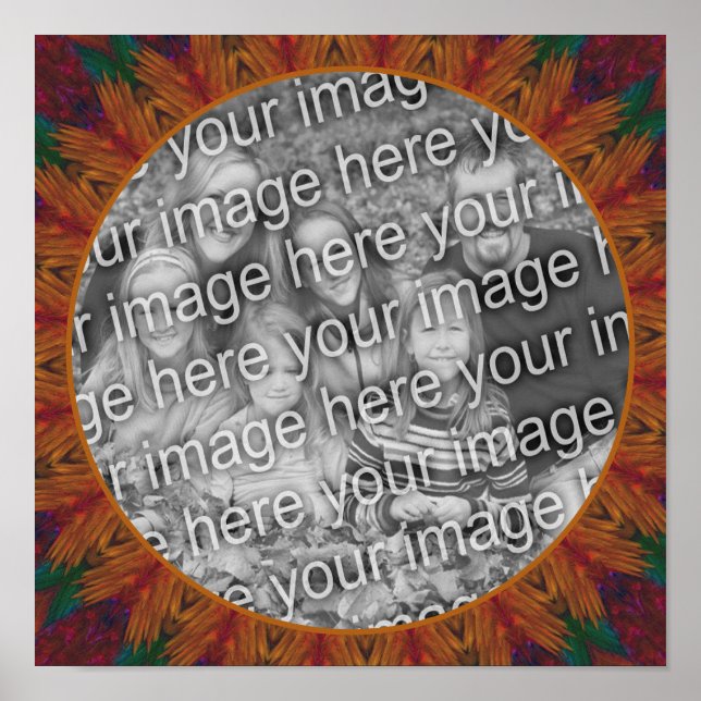 Affiche Cadre d'art Abstrait de la nature Créez votre prop (Devant)