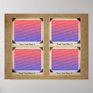 Affiche Cadre de capture instantanée Créez votre propre ph