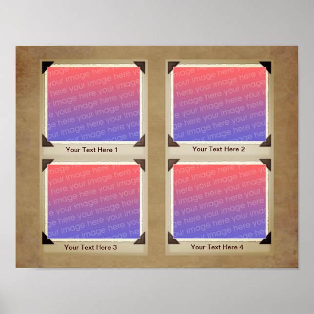 Affiche Cadre de capture instantanée Créez votre propre ph (Devant)