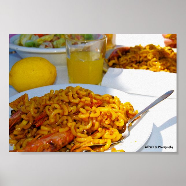 Affiche Cadre de cuisine espagnole (Devant)