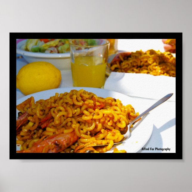 Affiche Cadre de cuisine espagnole (Devant)