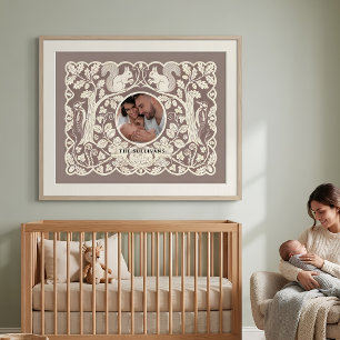 Affiche Cadre de photo de famille personnalisé pour nurser
