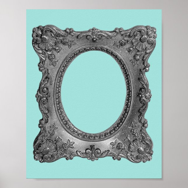 Affiche Cadre d'image victorienne minimaliste (Devant)