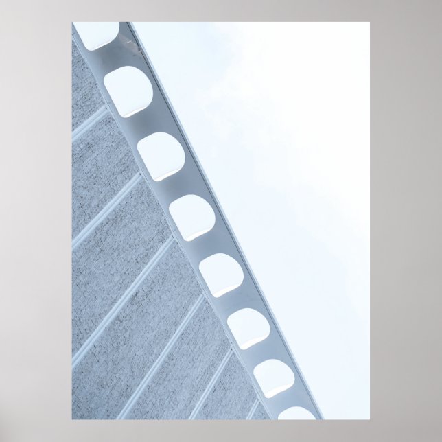 Affiche Cadre en métal noir et blanc (Devant)