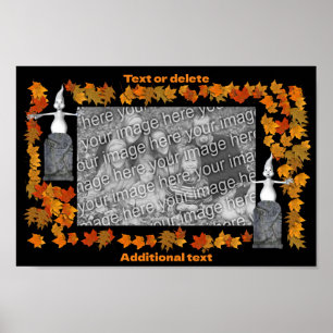 Affiche Cadre Halloween Ghost Créez votre propre photo