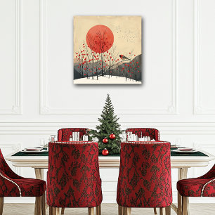 Affiche Cadre impressionniste Art Monte-Soleil Arbres