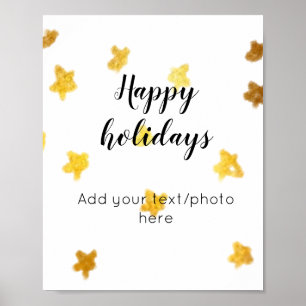 Affiche Cadre minimal coloré ajoutez le nom de votre image