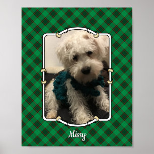 Affiche Cadre photo pour animal domestique personnalisé Cl