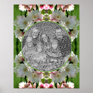 Affiche Cadre Spring Crabappy Blossoms Ajouter Votre Photo