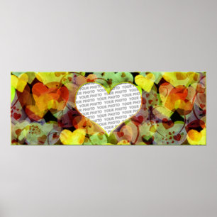 Affiche Cadres cardiaques 5 + votre photo
