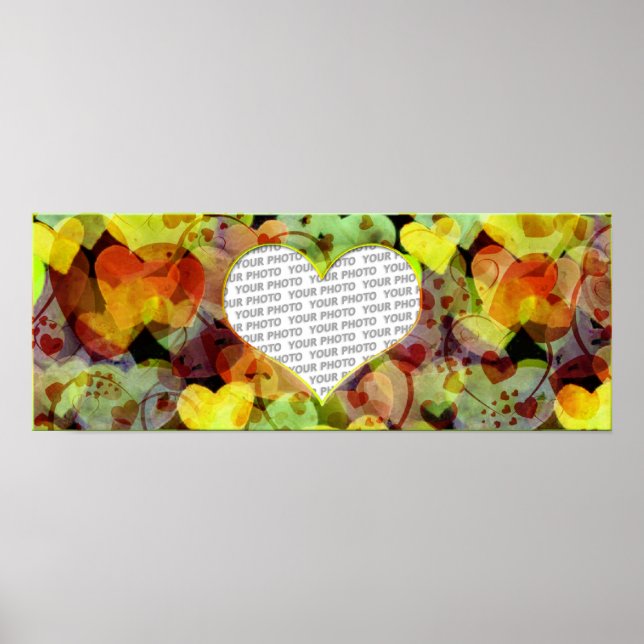 Affiche Cadres cardiaques 5 + votre photo (Devant)