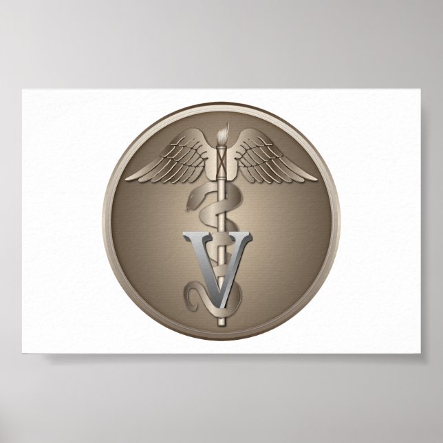 Affiche Caduceus vétérinaire (Devant)