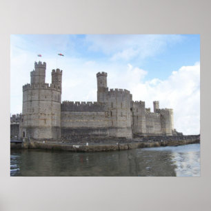 AFFICHE CAERNARFON CASTLE