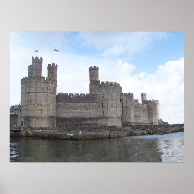 AFFICHE CAERNARFON CASTLE (Devant)