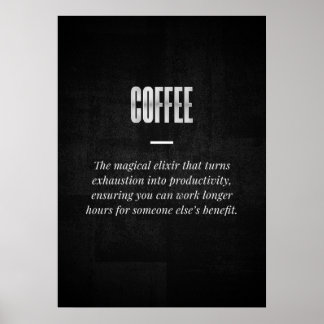 Affiche Café