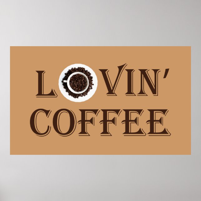 Affiche Café aimant (Devant)