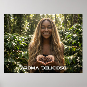 AFFICHE CAFÉ - ARÔME DÉLICIEUX