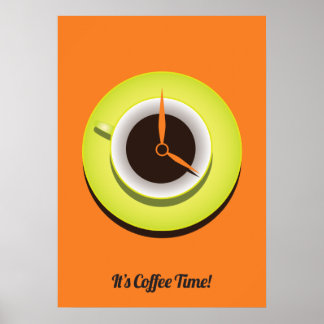Affiche Café Art Contemporain