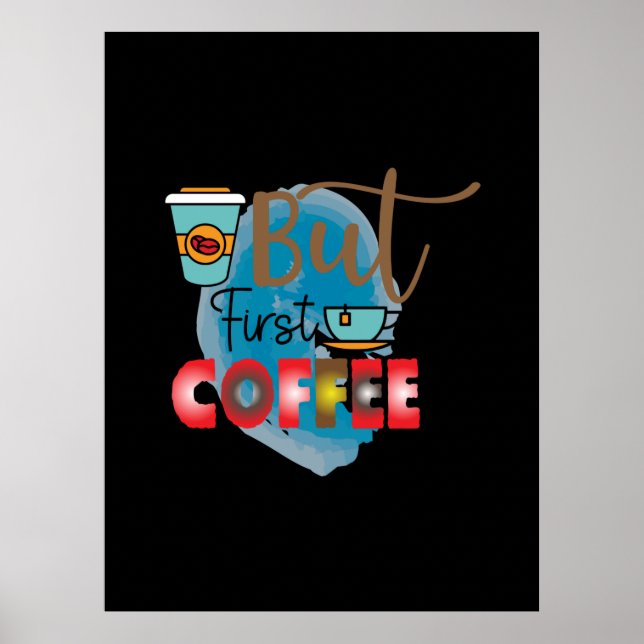 Affiche Café Art mais premier café 2 (Devant)
