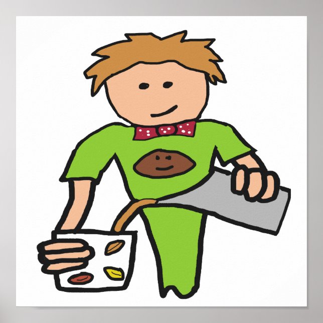 Affiche Café Barista (Devant)