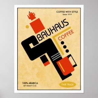 Affiche Café Bauhaus