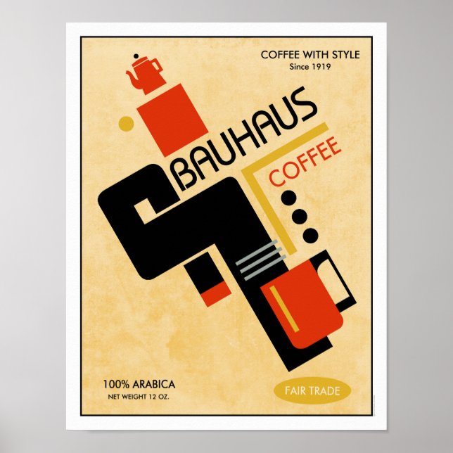 Affiche Café Bauhaus (Devant)