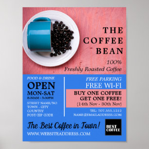 Affiche Café Bean Mug, Barista, Café, Café, Café Advert
