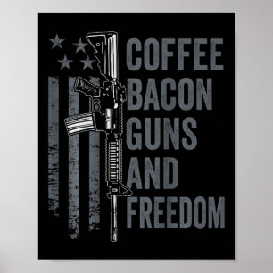 Affiche Café Bycon Armes Et Liberté - Barbecue Grill Pro G