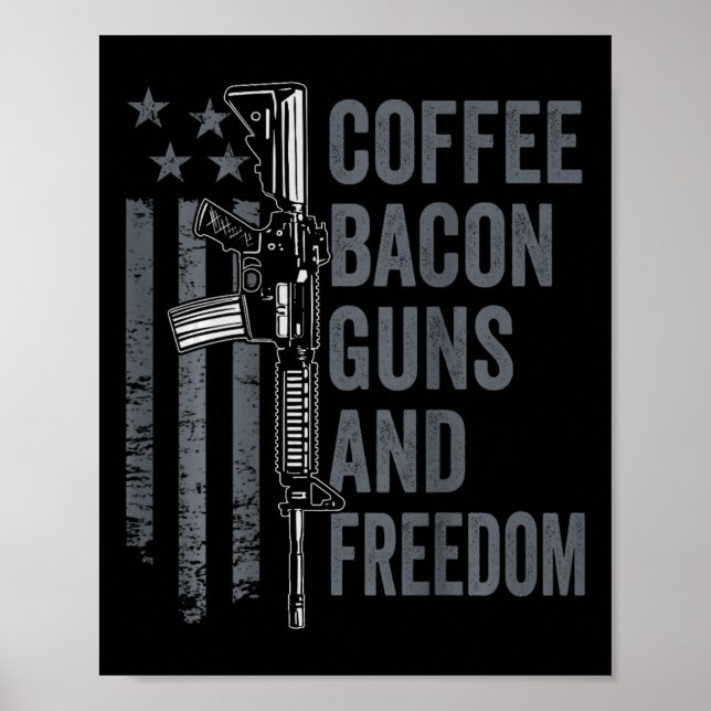 Affiche Café Bycon Armes Et Liberté - Barbecue Grill Pro G (Devant)