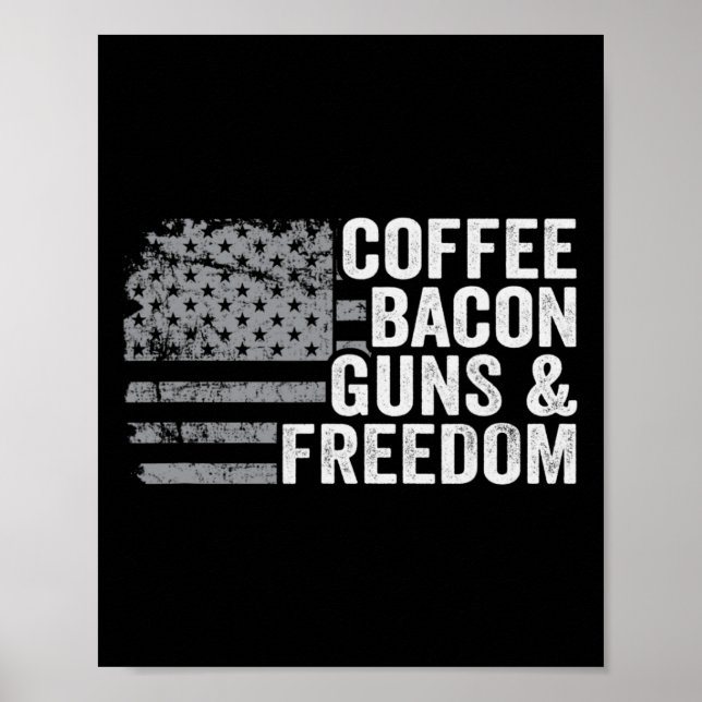 Affiche Café Bycon Armes Et Liberté - Barbecue Grill Pro G (Devant)