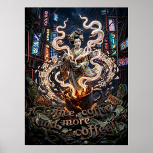 Affiche café, café et encore du café