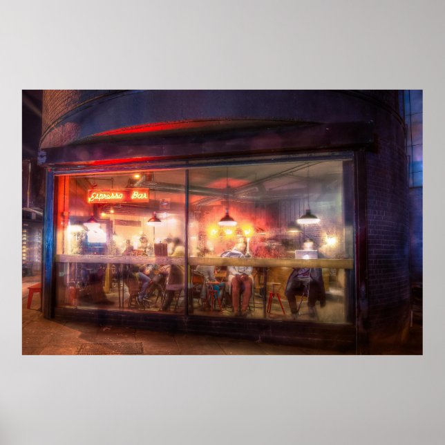 Affiche Café chauffé (Devant)